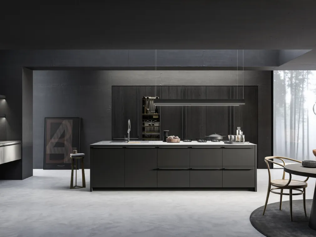 Cucina Moderna M2 Crea Nero di Meson's Cucine