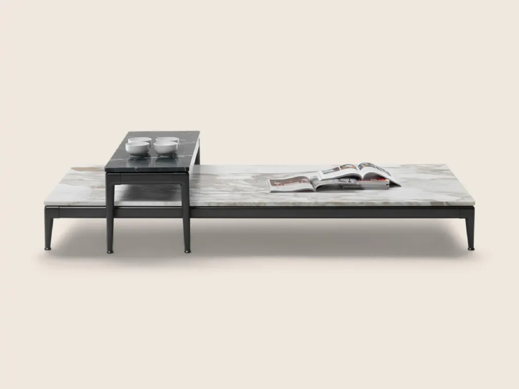 Tavolino Pico in marmo di Flexform