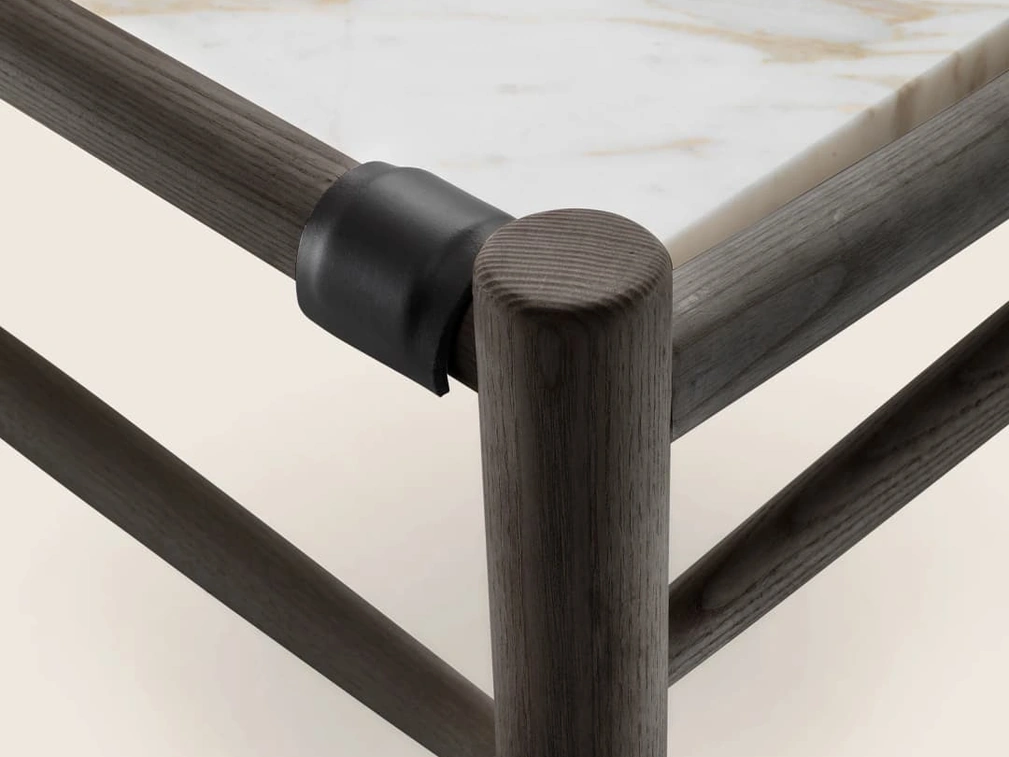 Tavolino in marmo e legno Tessa di Flexform