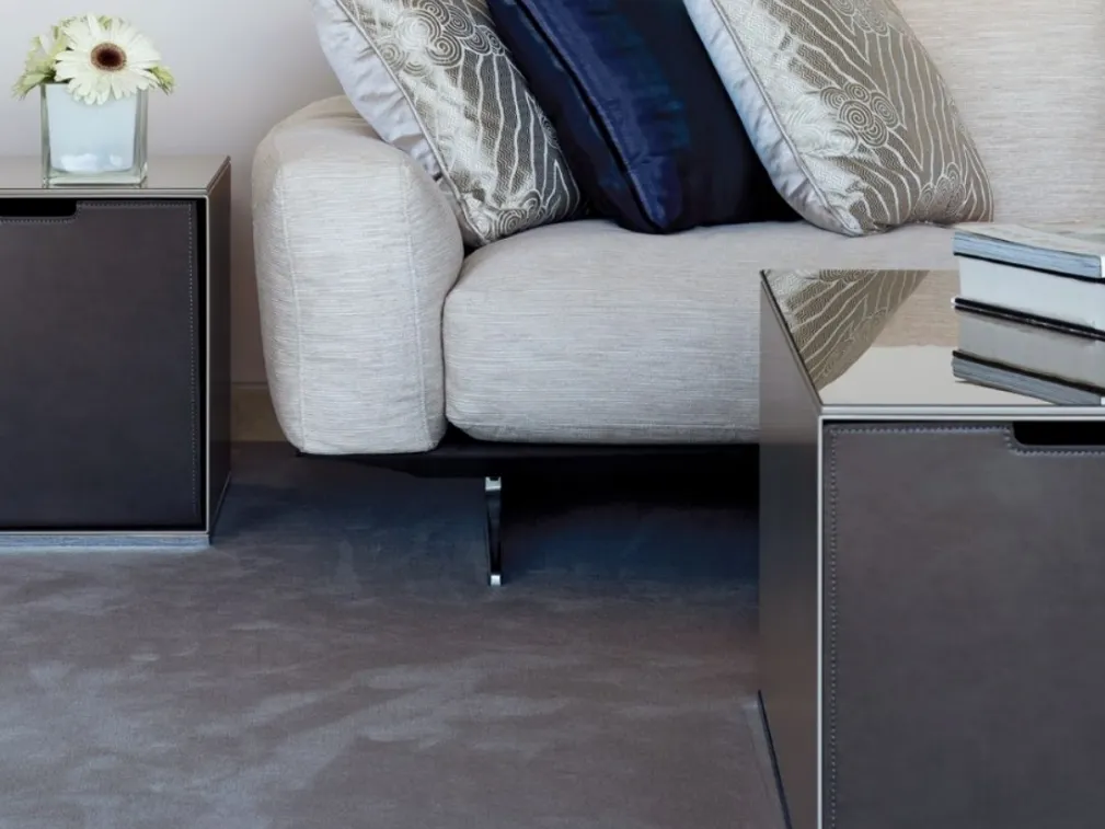 Tavolino in metallo verniciato Infinity di Flexform