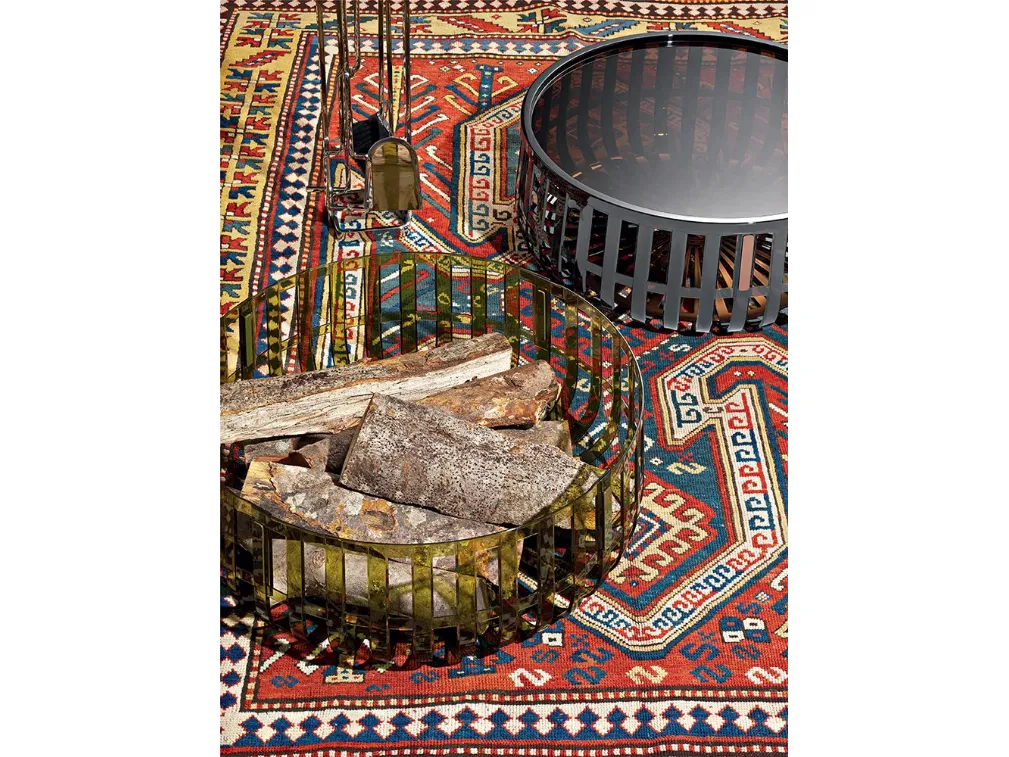 Tavolino contenitore di design in policarbonato Panier di Kartell