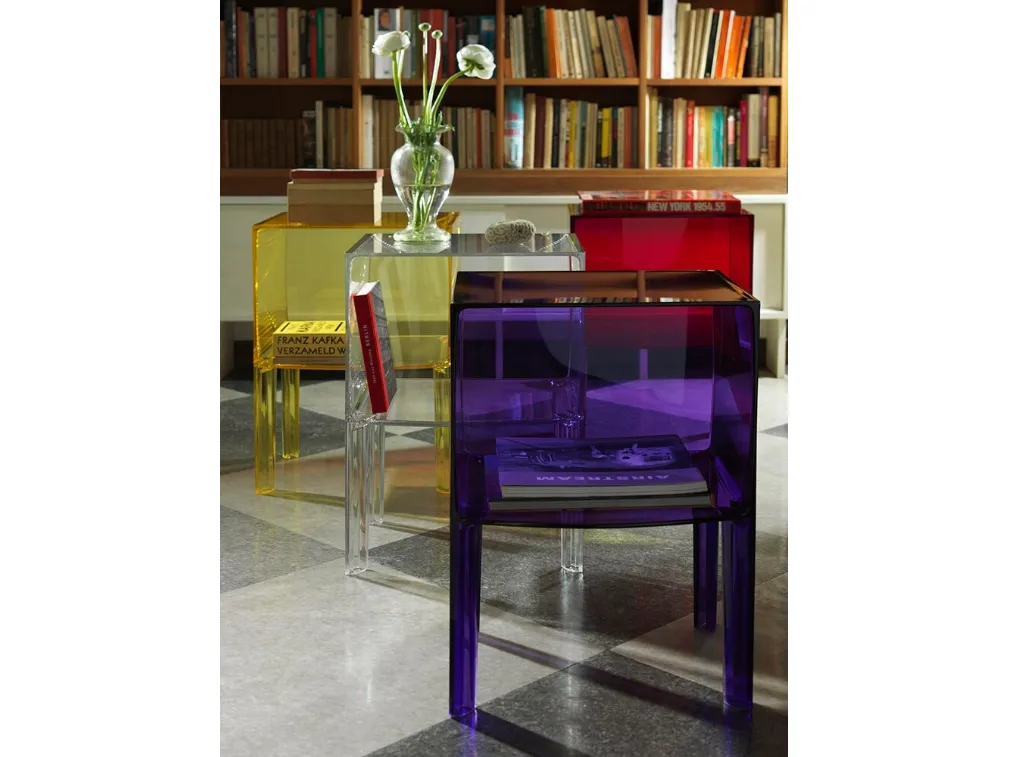 Tavolino contenitore Small Ghost Buster in plexiglas di Kartell