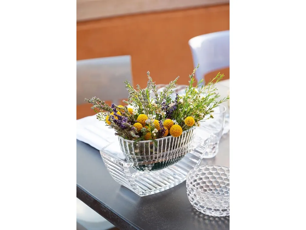Vaso di design in plexiglas U Shine di Kartell
