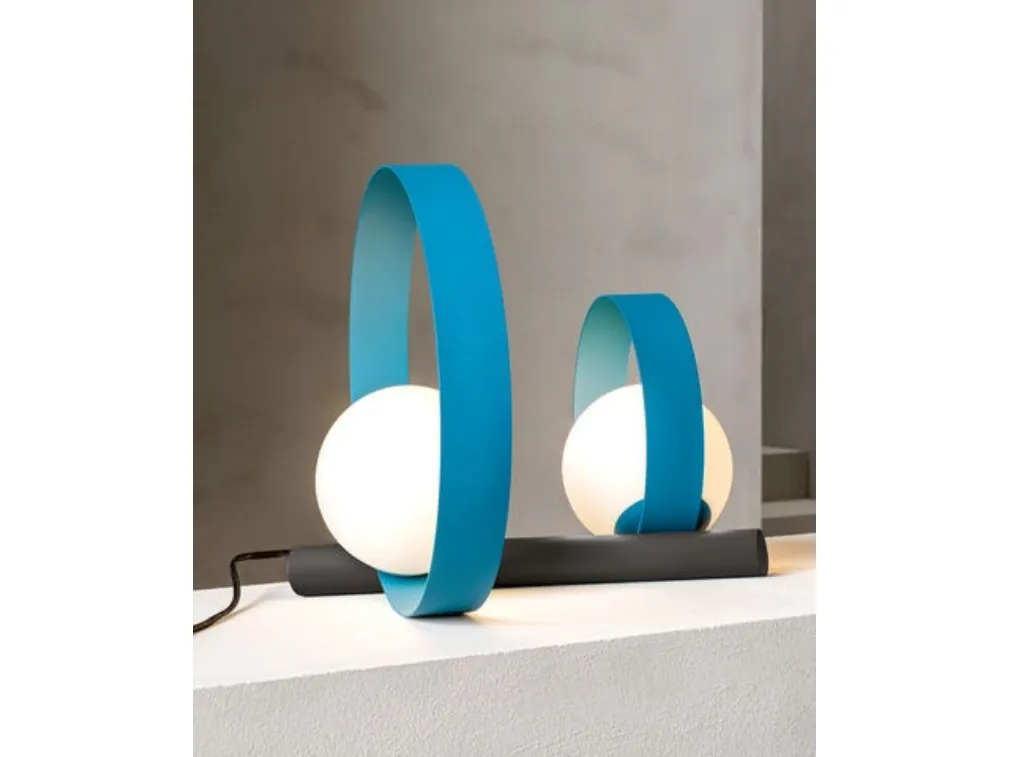 Lampada da tavolo Bubble Duo DT di Riflessi