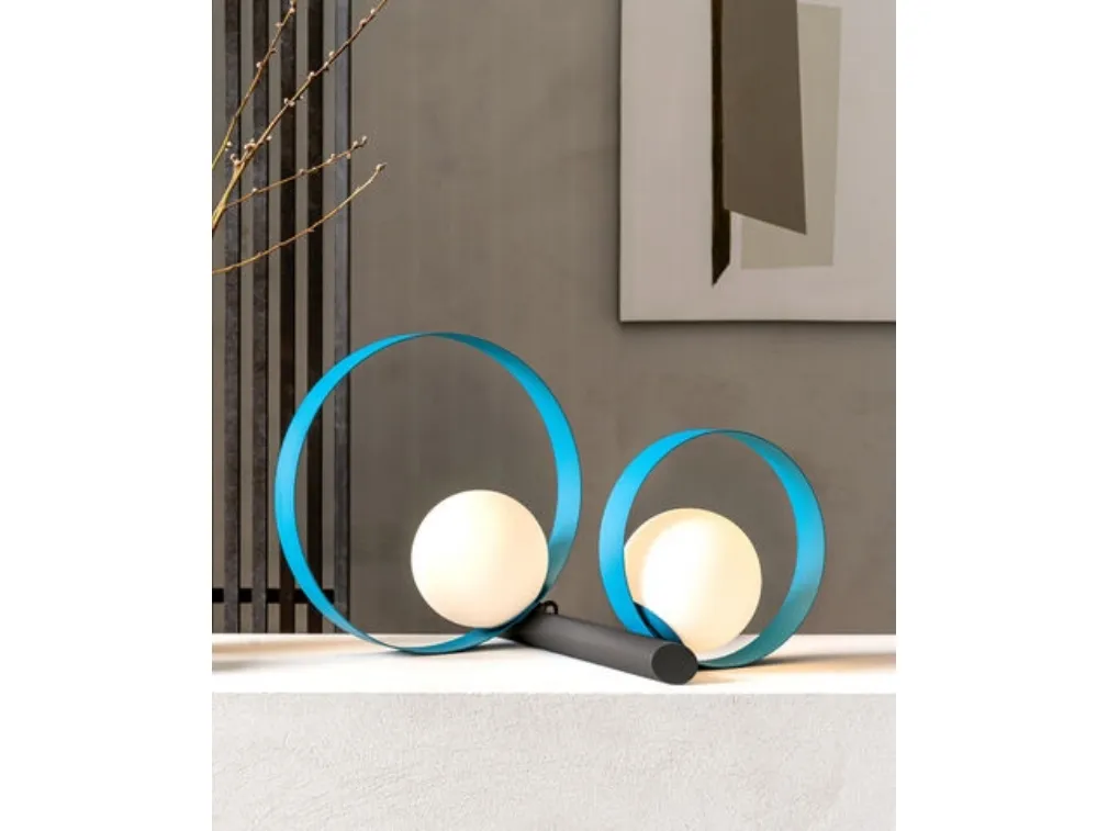 Lampada da tavolo Bubble Duo DT di Riflessi