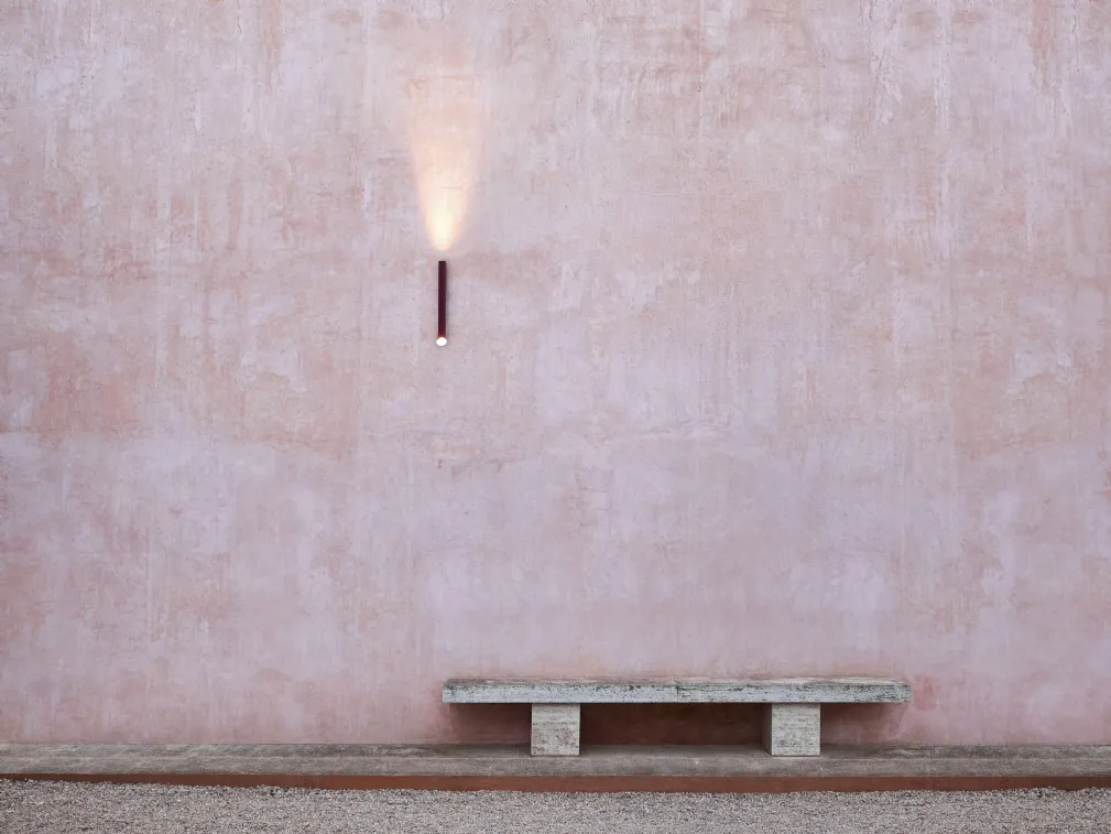 Lampada da esterno a biemissione in alluminio Flauta Spiga di Flos