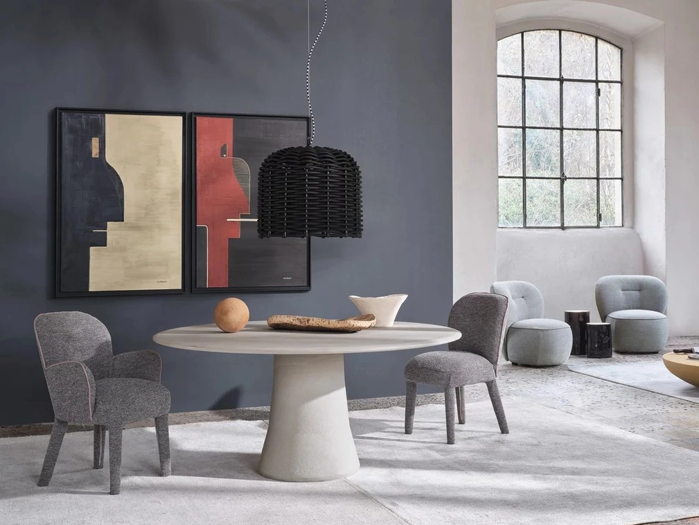 Lampada a sospensione in rattan Sweet di Gervasoni