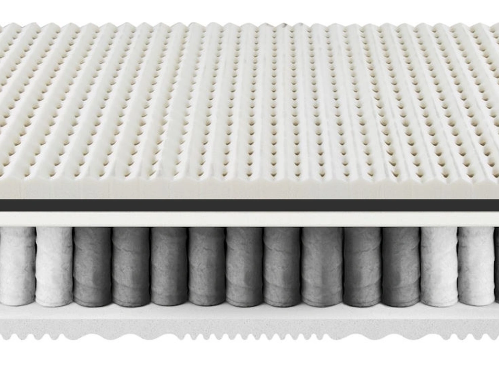 Materasso Galatea a molle insacchettate e lattice di Morfeus