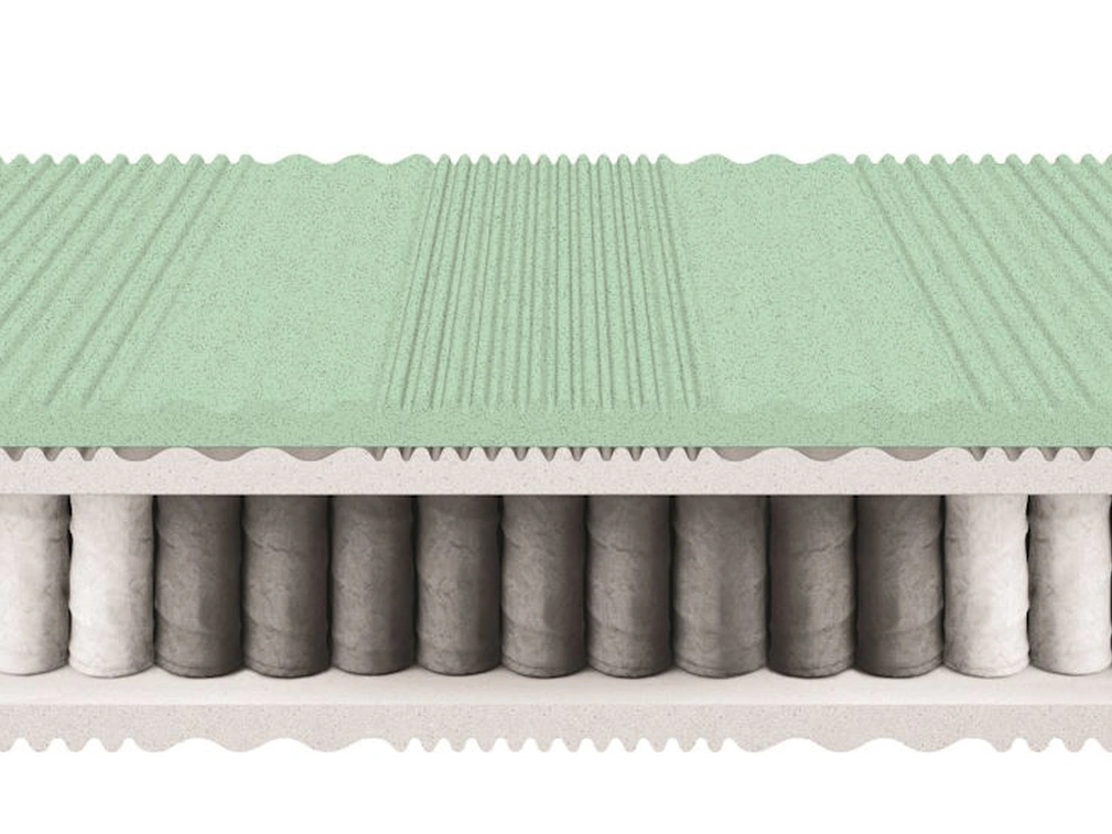 Materasso Sinfonia Standard a molle insacchettate e memory di Morfeus