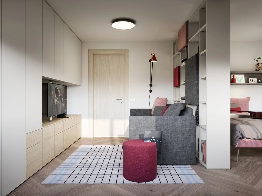 Cameretta Letto a Divano di Nidi