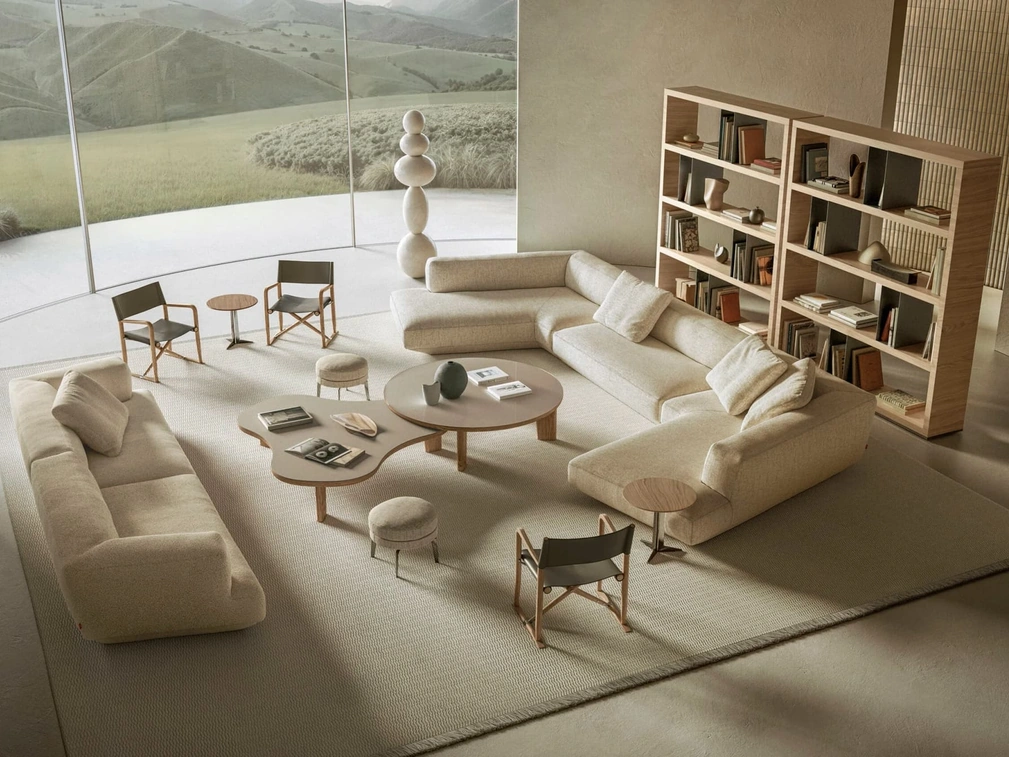Divano angolare Loungescape di Flexform