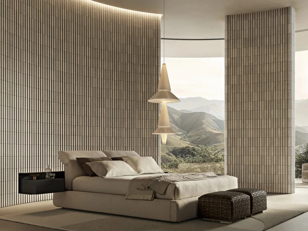 Letto matrimoniale con box contenitore Newbridge di Flexform