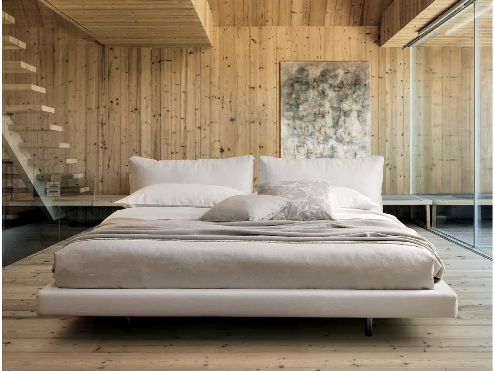 Letto in tessuto imbottito Ozium di Desirèe