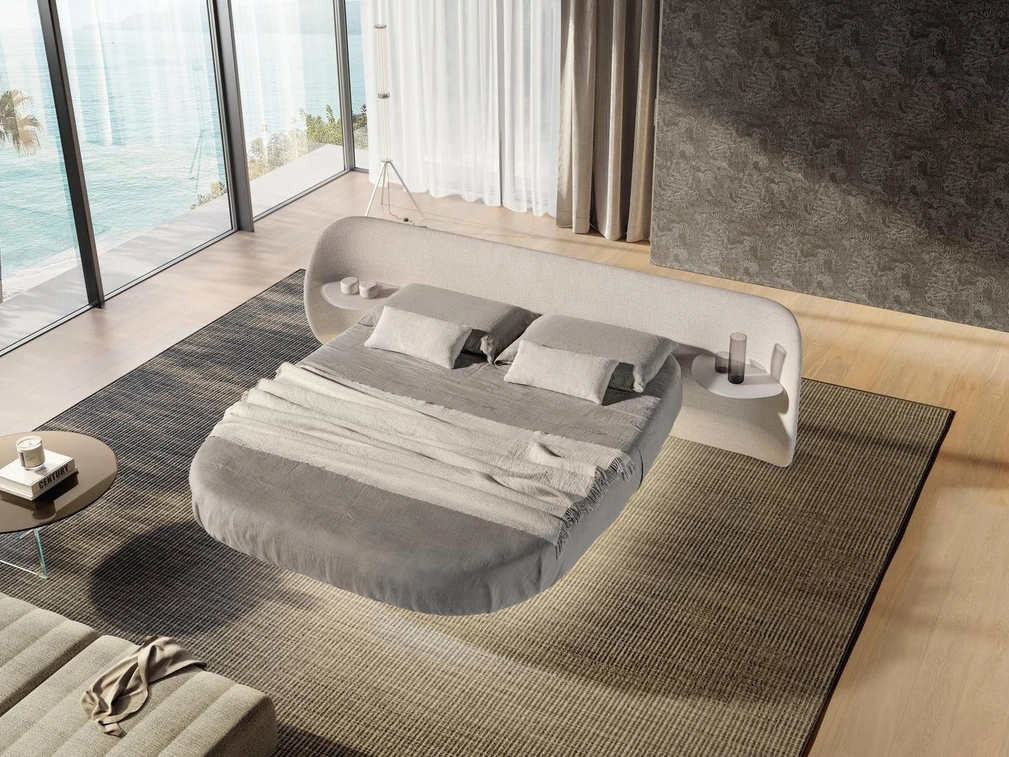 Letto matrimoniale Roundy Air di Lago