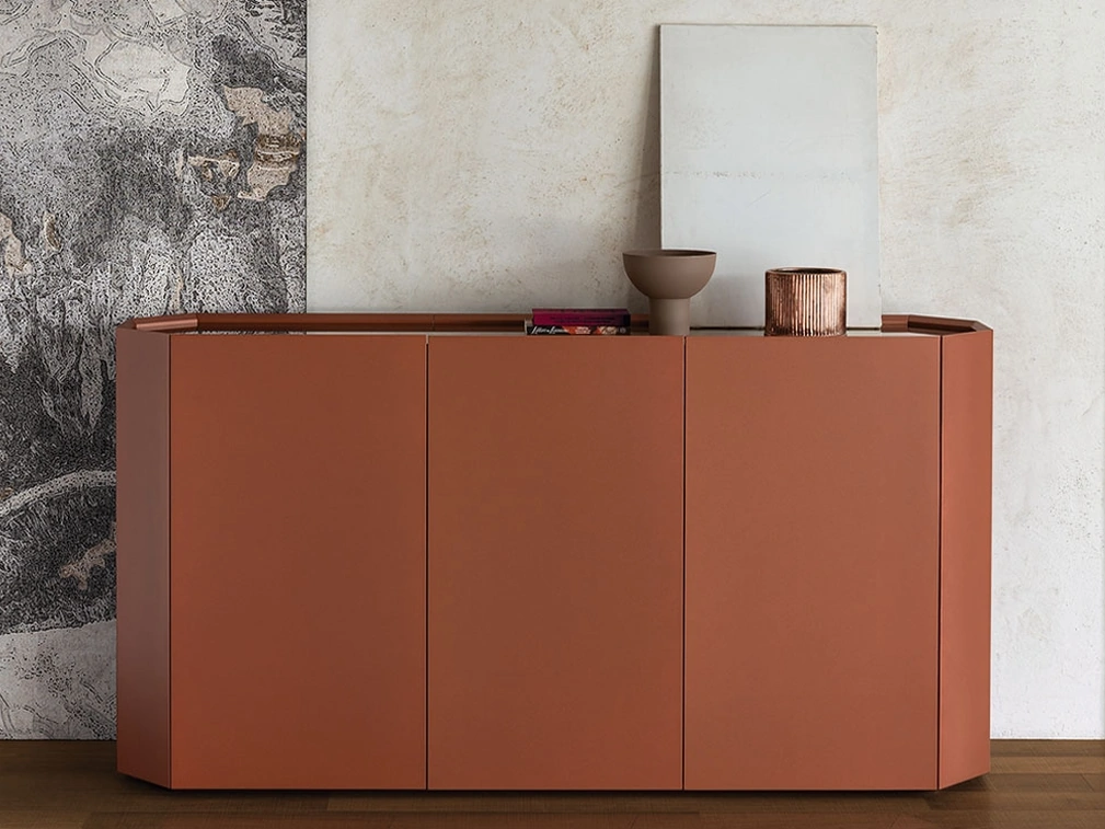 Madia Alta in legno laccato Chelsea di Cattelan Italia