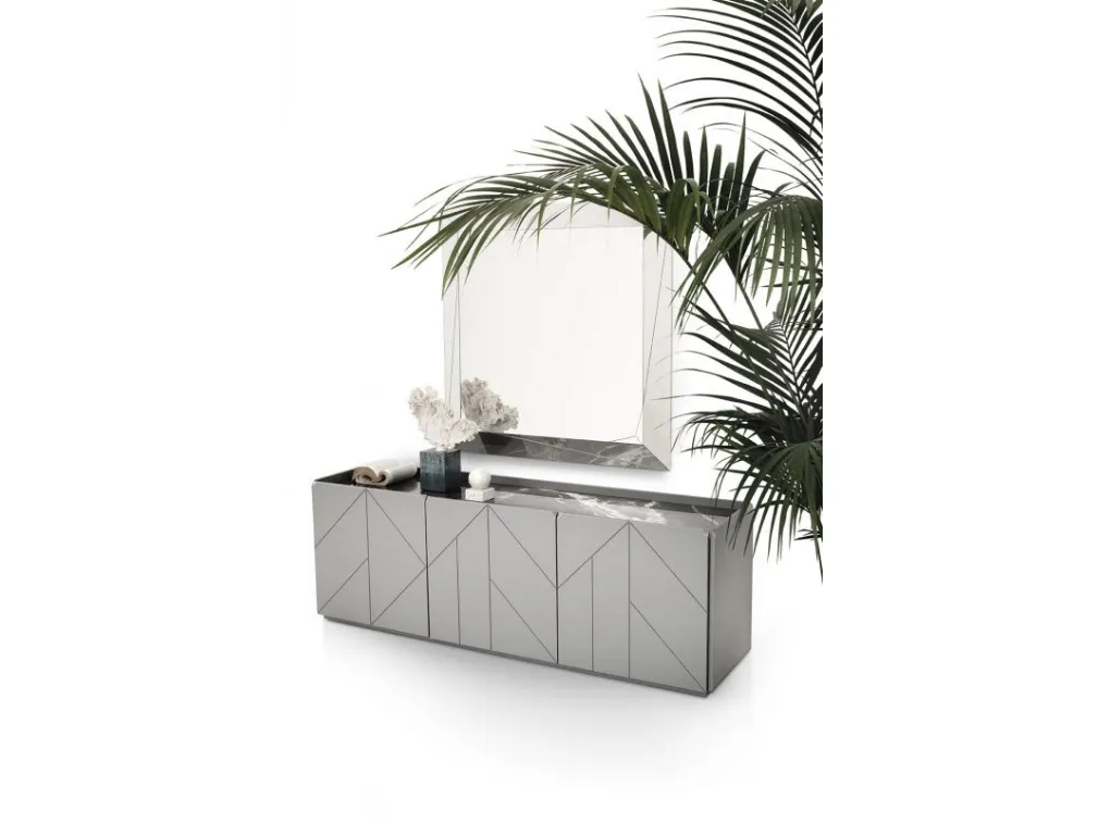 Madia Pica Legno Laccato Decorato 3 di Bontempi