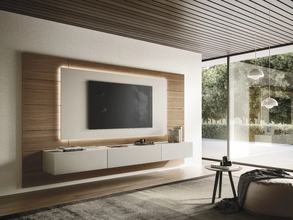 Arteferretto - Mobile Porta Tv classico in legno larghezza 2 m - legno