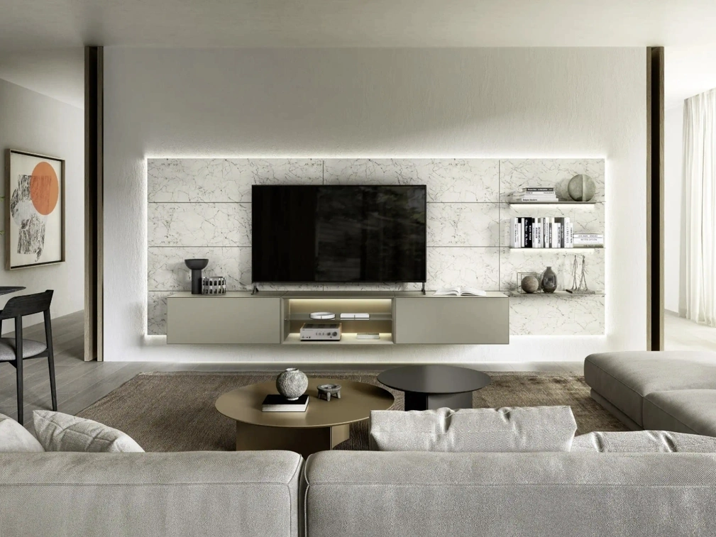 Parete Attrezzata Domino Boiserie 05 di Sangiacomo