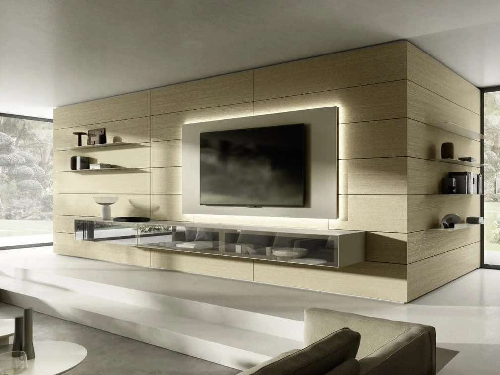 Parete Attrezzata Domino Boiserie 08 di Sangiacomo