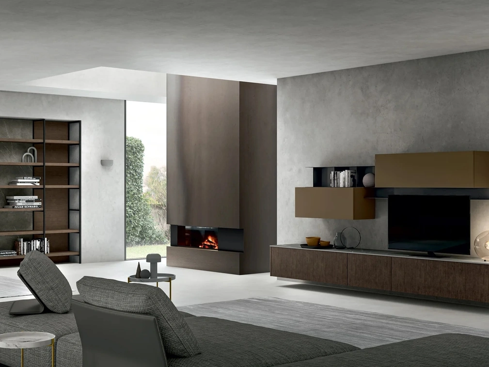 Parete Attrezzata Living Asia di Arredo3