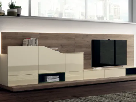 Living Flux in Laccato lucido Beige