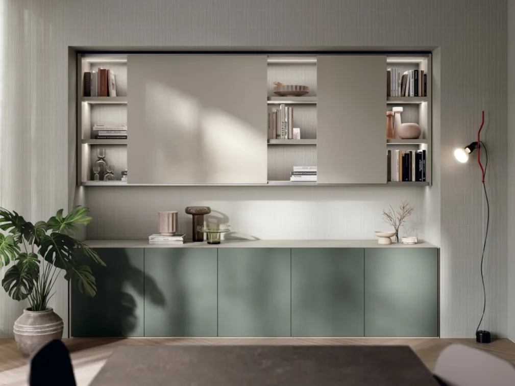Parete Attrezzata Living Regola 01 di Scavolini