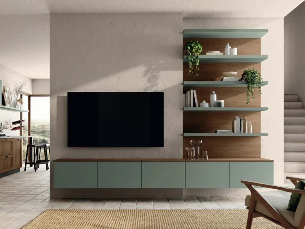 Parete Attrezzata Moda Living 03 di Scavolini