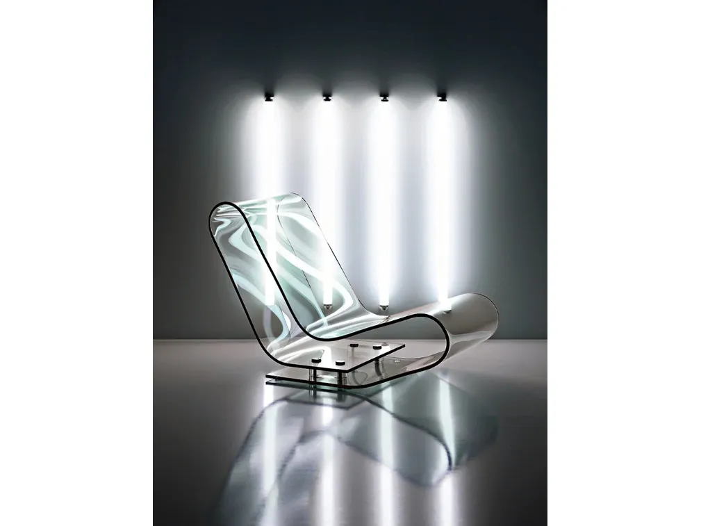 Poltrona di design in plexiglas trasparente LCP di Kartell