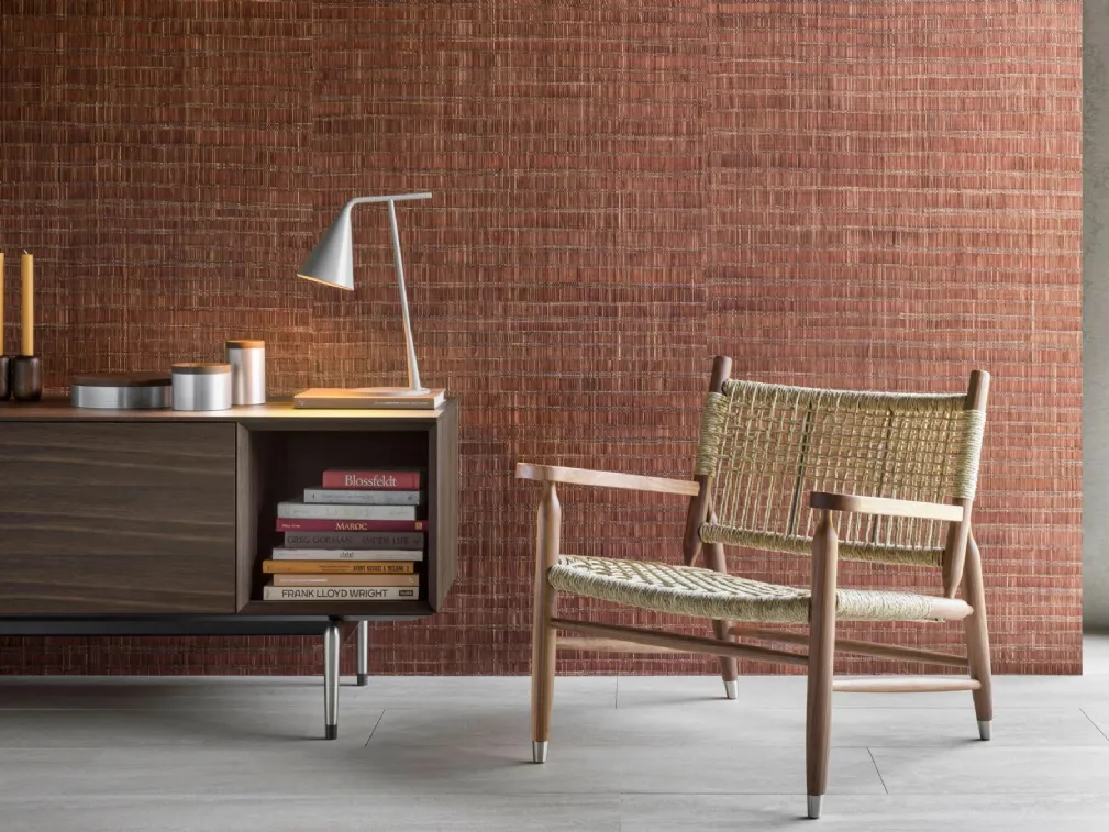 Poltroncina in legno massello Tessa di Flexform