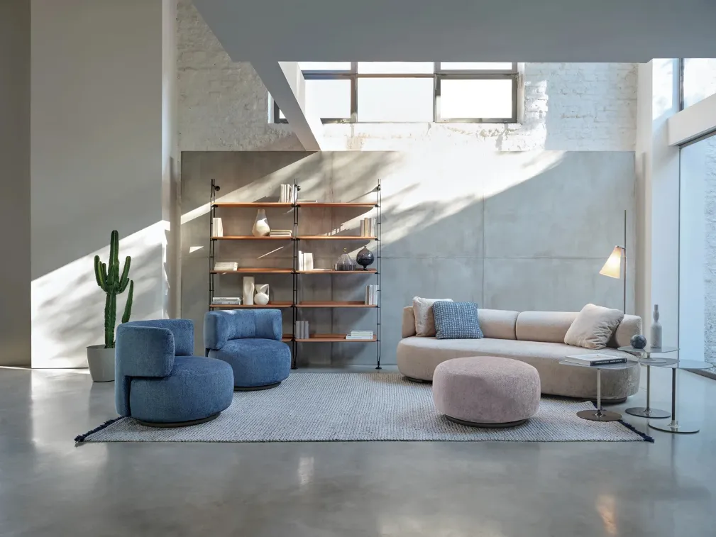 Divano lineare K-Waiting di Kartell