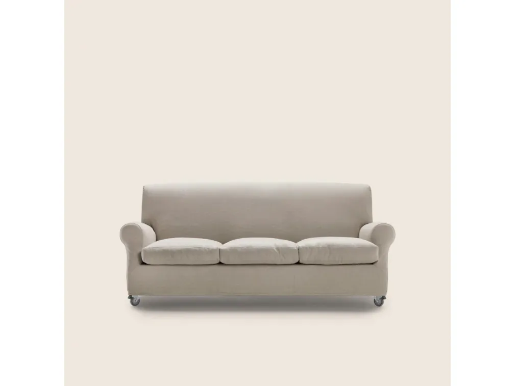 Divano lineare con rotelle Nonnamaria di Flexform