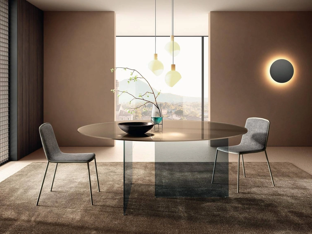 Sedia Pletra 2536 in tessuto di Lago