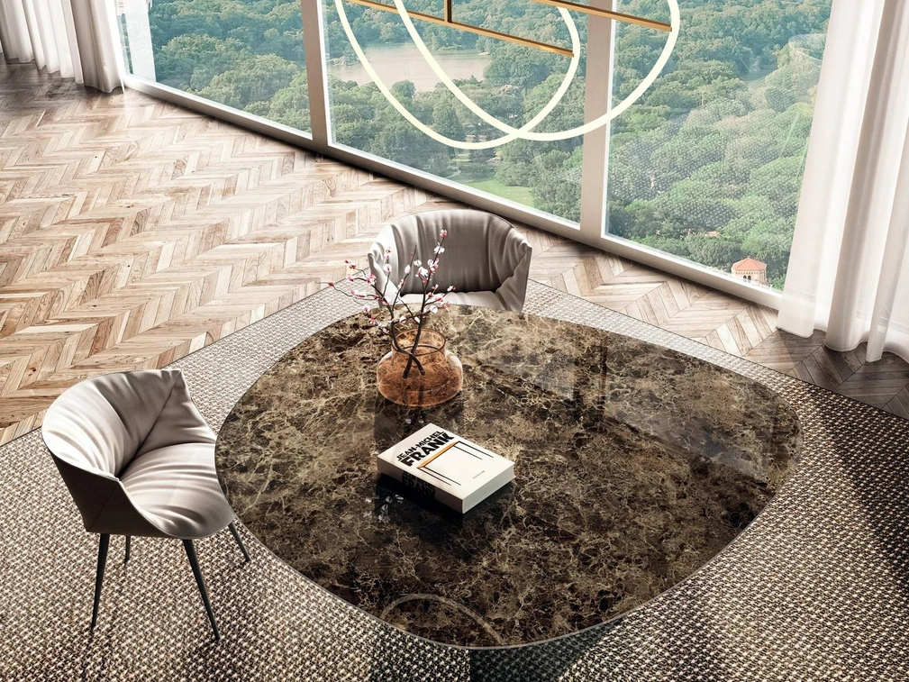 Sedia in tessuto Nacho SED030 di Lago