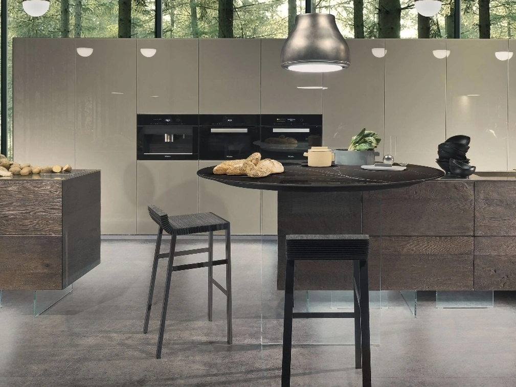 Sgabello di design in feltro Steps di Lago