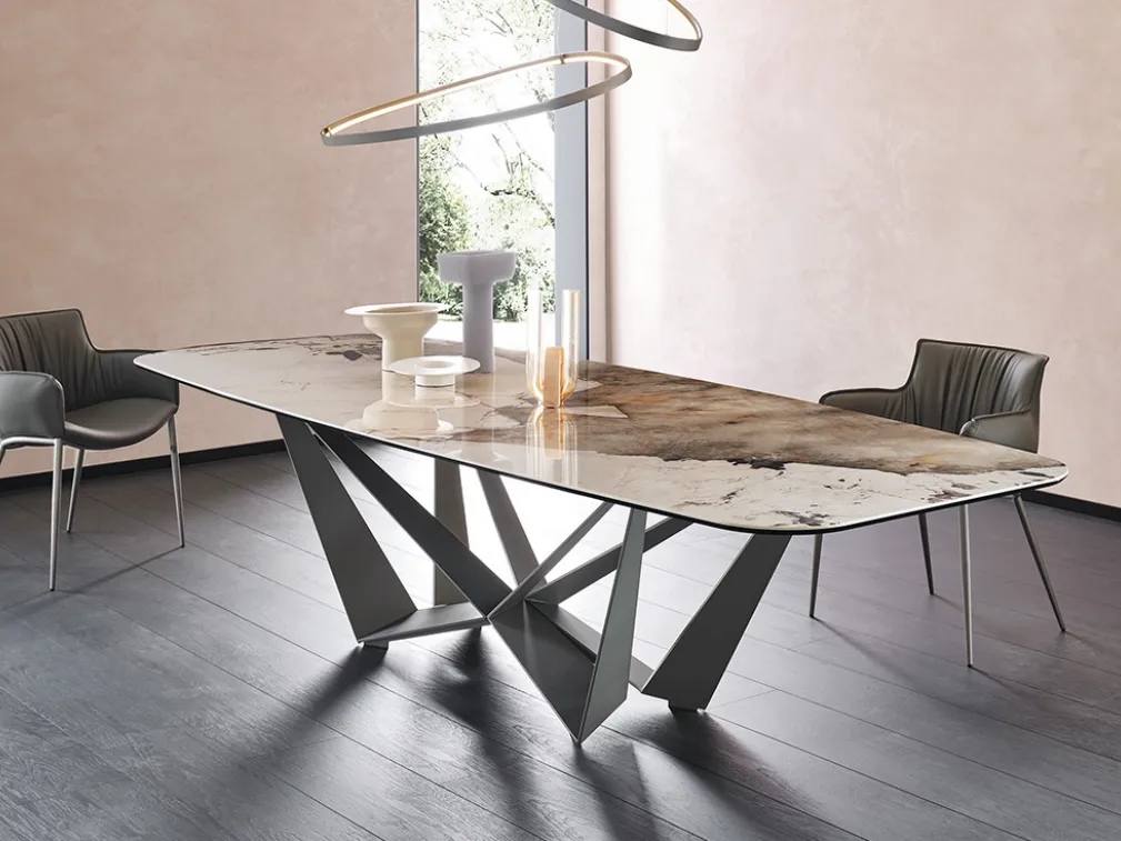 Tavolo Skorpio Keramik di Cattelan Italia