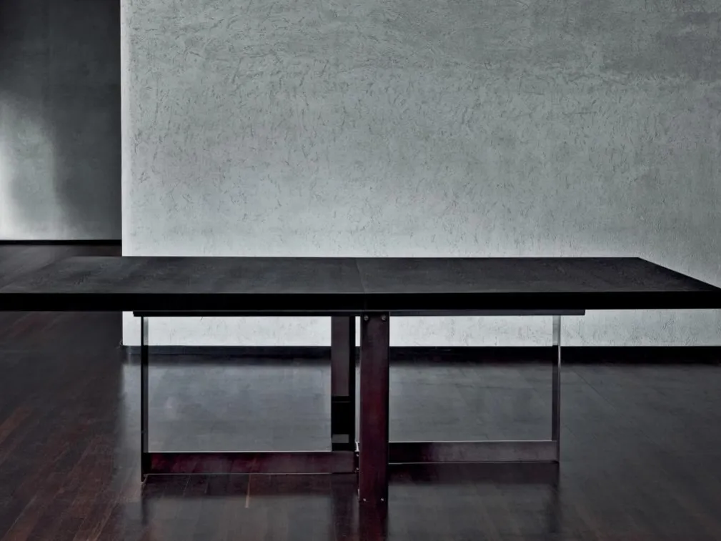 Tavolo allungabile in legno e metallo Jacques di Flexform