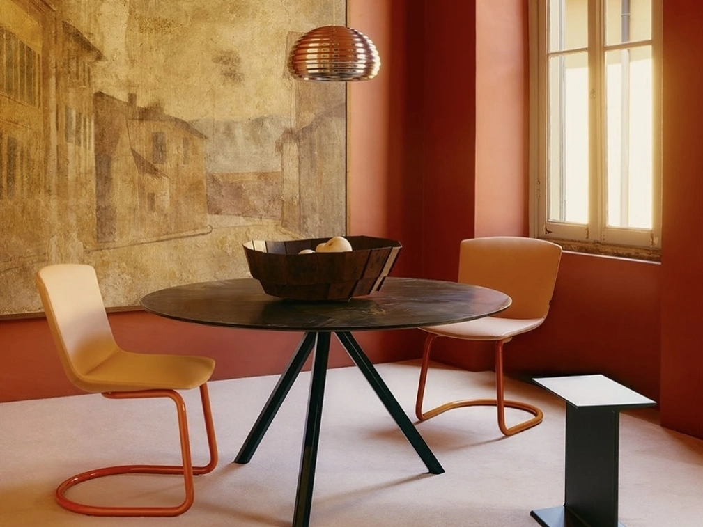 Tavolo HEB Round in marmo di Desalto