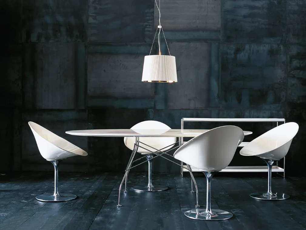 Tavolo rotondo Glossy di Kartell