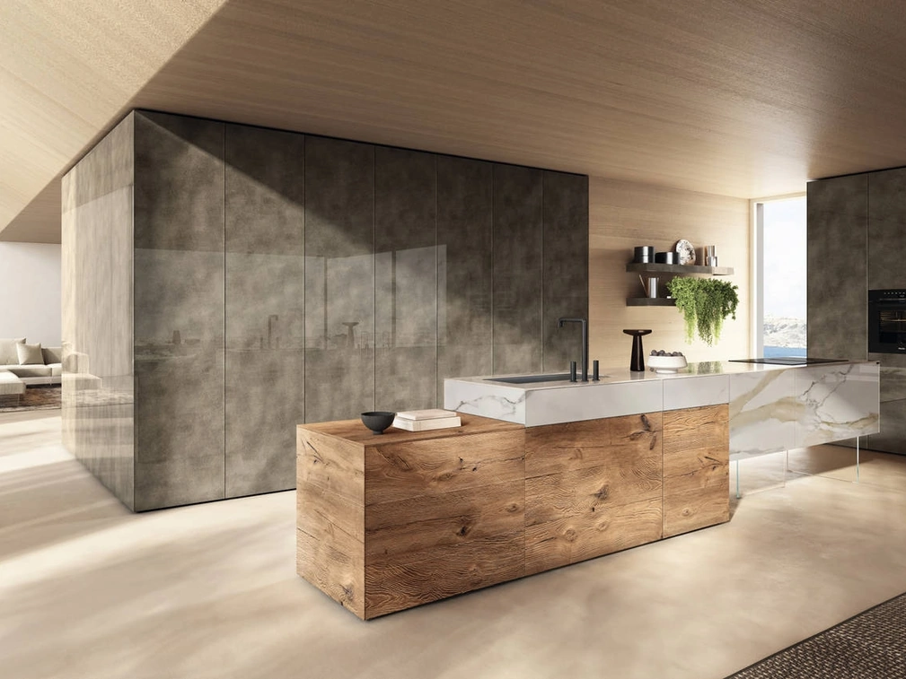 Cucina Design con isola 36e8 Project 2810 di Lago