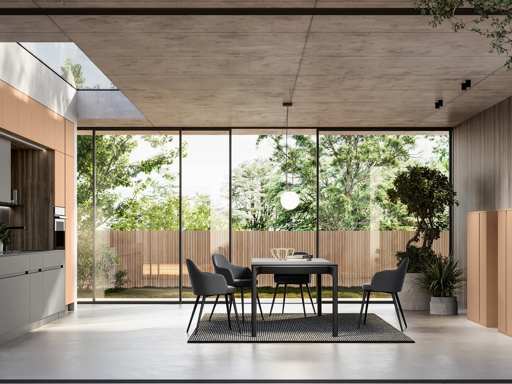 Cucina Moderna lineare in laccato Cloe di Arredo3