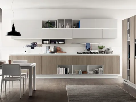 Foodshelf laccato Opaco Grigio Airone
