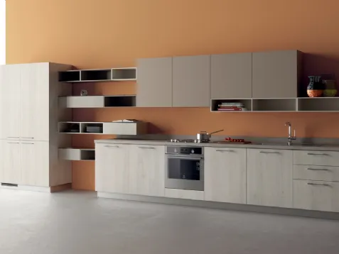 Mood in Rovere Fade e Grigio Selce