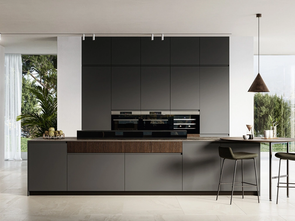 Cucina Moderna in Pet opaco Wega di Arredo3