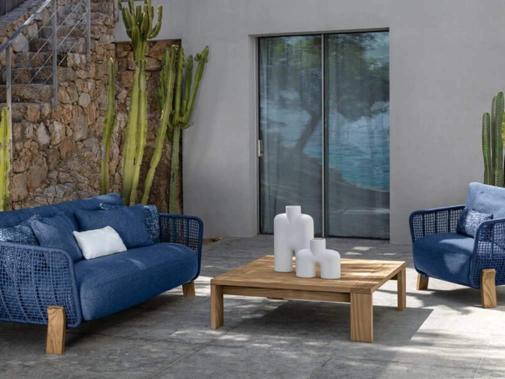 Arredo da esterno Argo Wood Love Seat di Talenti