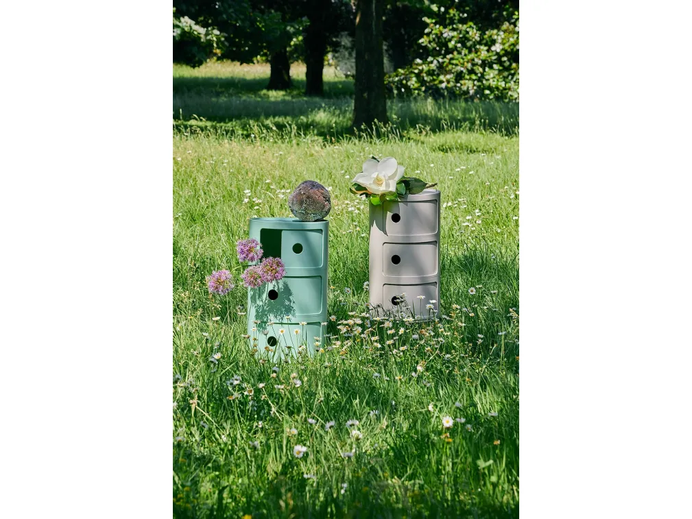 Tavolino contenitore di design Componibili Bio di Kartell