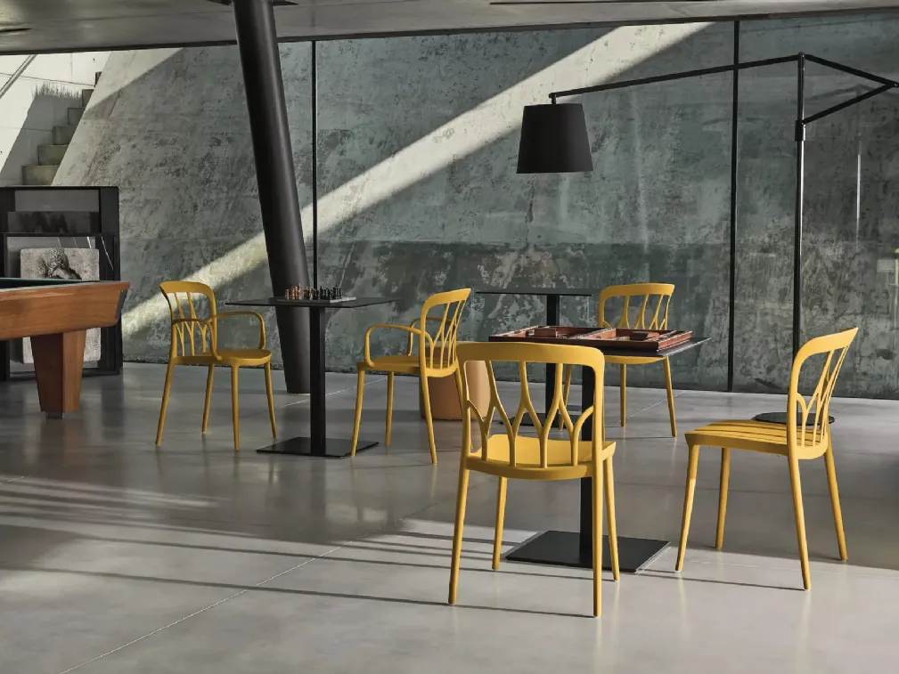 Sedia da giardino impilabile Galaxy Outdoor di Bontempi