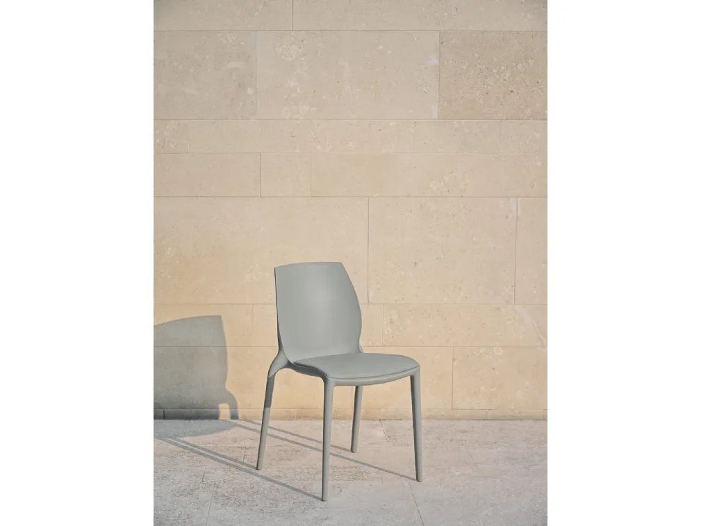 Sedia da giardino impilabile Hidra Outdoor di Bontempi