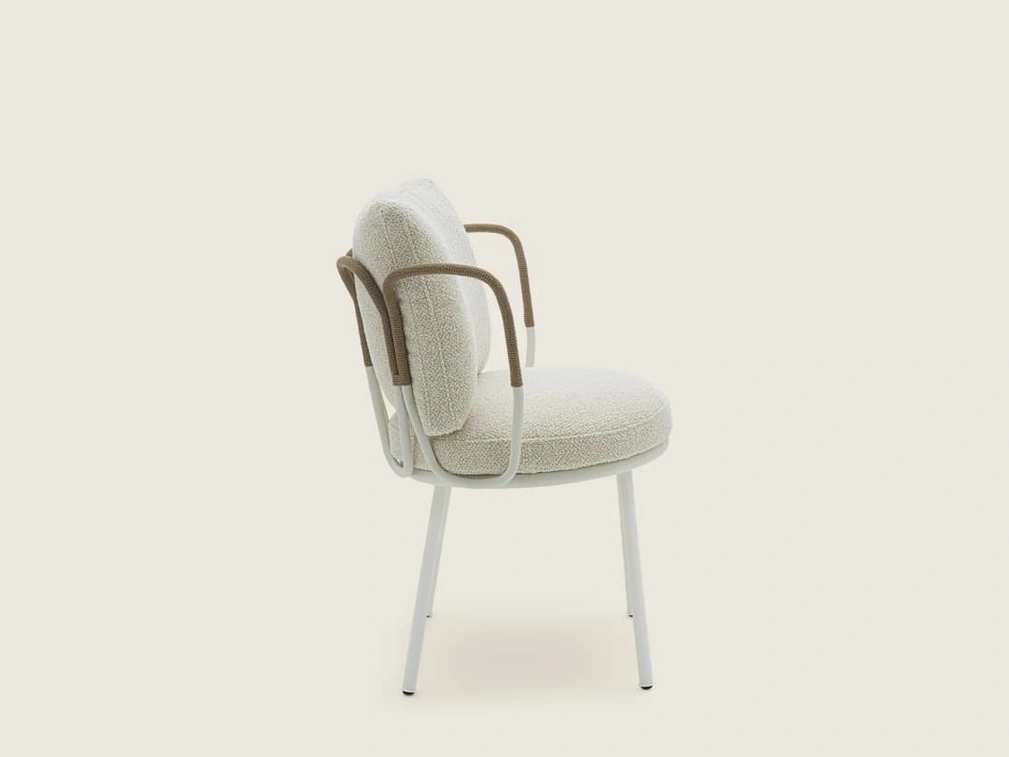 Sedia in acciaio Margherì di Flexform