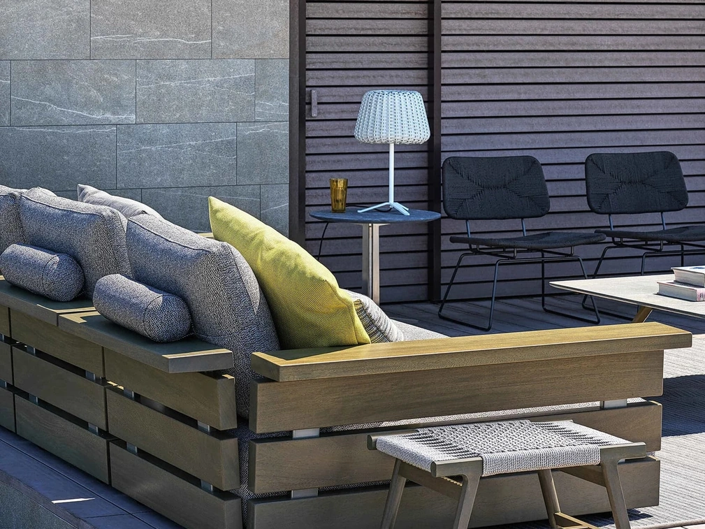 Divano in legno Ontario di Flexform