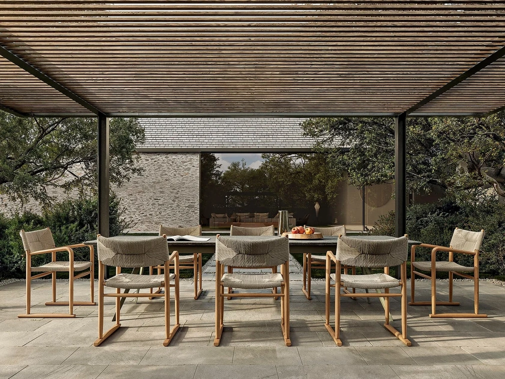 Tavolo in pietra Zefiro Outdoor di Flexform